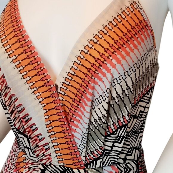 END OF SEASON SALE❗️》🧡 2 For $25 BCBGeneration Boho Print Faux-Wrap Dress - Picture 6 of 14